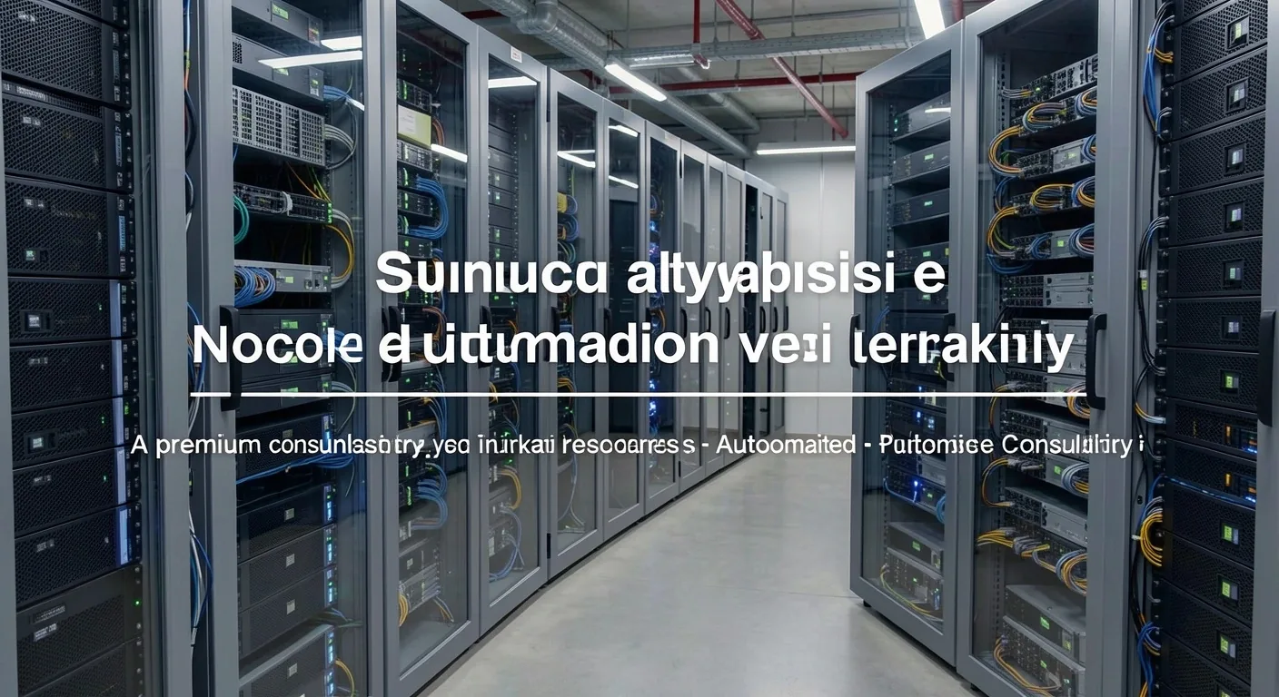 Sunucu altyapısı ve veri merkezi